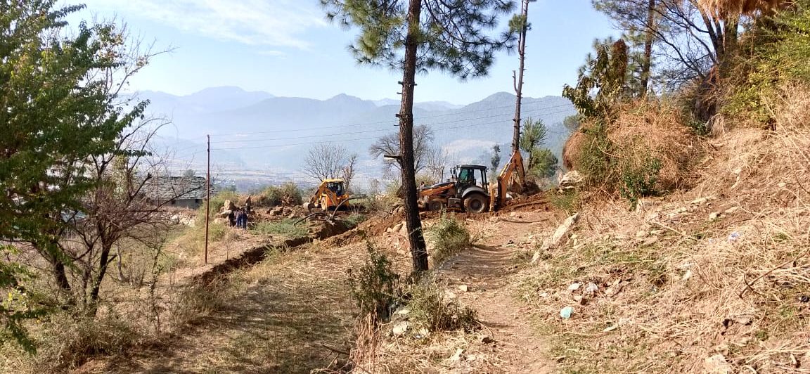 Government road project by Arpit Constructions, a top-rated construction company in India